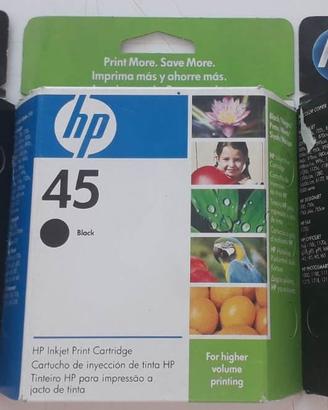 3 CARTUCCE - HP 78 - HP 45 - HP45
