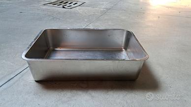 Lettiera per gatti extra large in acciaio inox