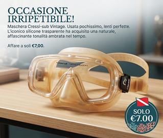 Maschera Cressi Sub
