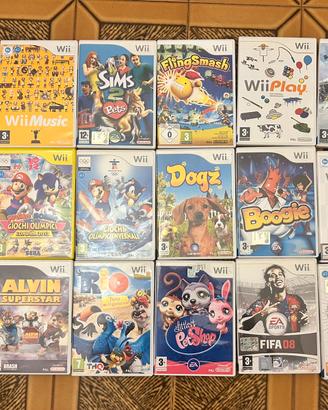 LOTTO GIOCHI NINTENDO WII + ACCESSORI – COMPLETO