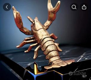 Gambero di fiume in metallo massiccio