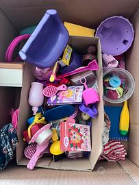 Lotto accessori vintage per bambole Barbie