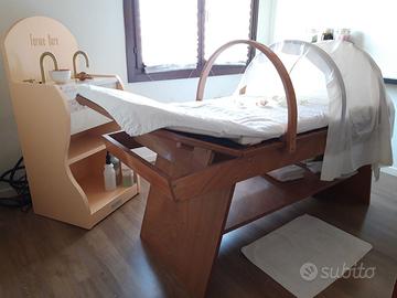 LETTINO da massaggio con bagno di vapore