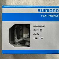 Pedali Flat Shimano PD GR500 - enduro/dh - NUOVI