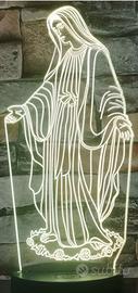 Lampada notturna 3D immacolata 