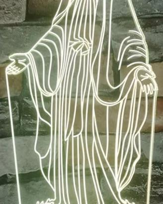 Lampada notturna 3D immacolata 