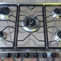 Piano cottura gas Smeg inox 6 fuochi SRV576.1