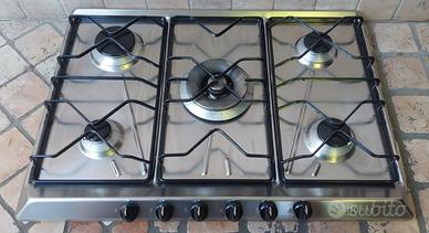 Piano cottura gas Smeg inox 6 fuochi SRV576.1