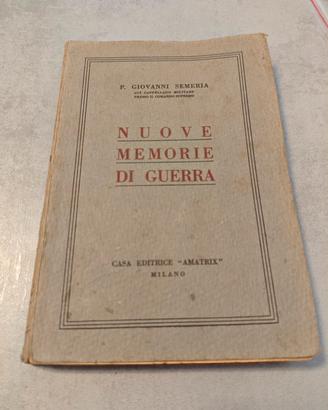 Semeria Nuove memorie di guerra Amatrix