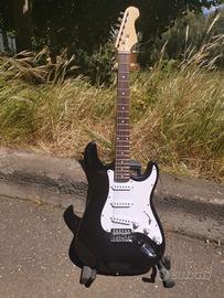 Chitarra Elettrica Stile Stratocaster Nera