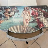 Comodino Consolle "La Venere del Botticelli"