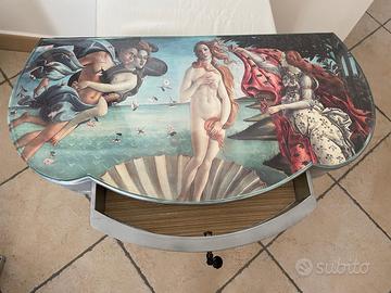 Comodino Consolle "La Venere del Botticelli"