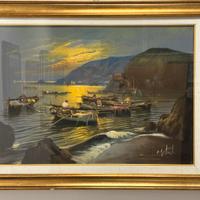 Quadro olio su tela, Mario Galanti