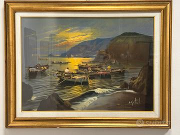 Quadro olio su tela, Mario Galanti