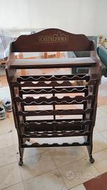 mobiletto porta vino