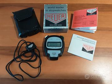 Cronometro Heuer Microsplit 1020 anno 1984 vintage