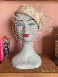 Cappello sposa con veletta