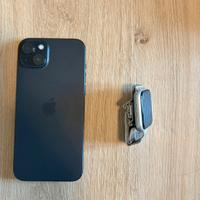 Iphone 15 Plus + Apple Watch 4 Nike