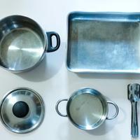 Set pentole in acciaio Inox