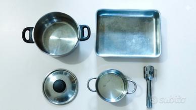 Set pentole in acciaio Inox