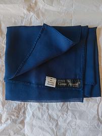 Pashmina blu in seta