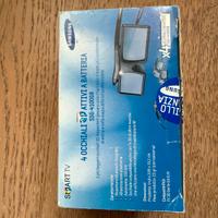 4 paia occhiali 3d Samsubg attivi  a batteria