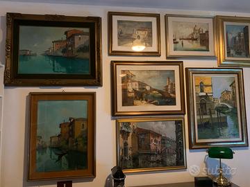 Vari quadri olio su tela