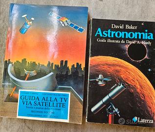 2 libri su astronomia e tv satellitare