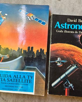2 libri su astronomia e tv satellitare
