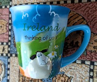 Tazzina  Irlandese John Hinde con pecorelle