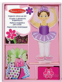 Melissa & Doug Ballerina con vestiti magnetici