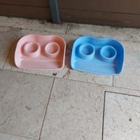 ciotola doppia per gatti o cani piccola talgia