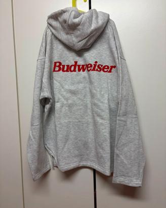 Felpa Budweiser Grigia