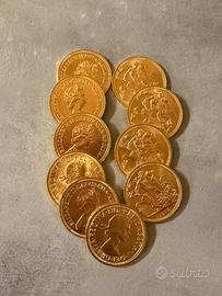 Sterline in oro 22 Carati