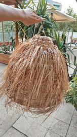 Lampadario Boho fatto a mano grande 40 cm
