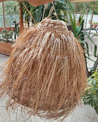 Lampadario Boho fatto a mano grande 40 cm