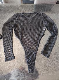 body a rete nero e sgambato 