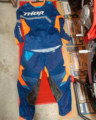 Completo tuta cross enduro Thor Core