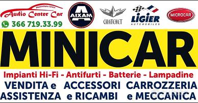 MINICAR.  ricambi