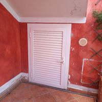 porta alluminio bianca