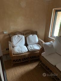 Salotto in vimini