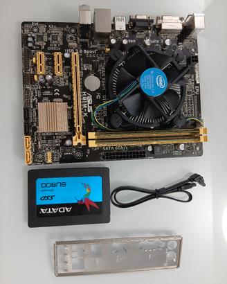 Lotto INTEL scheda madre + CPU + RAM + SSD