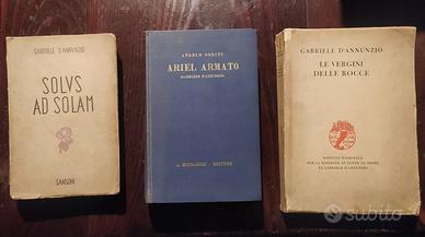 GABRIELE D'ANNUNZIO  4 libri