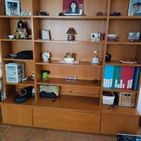 Mobile libreria / parete attrezzata in legno