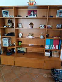 Mobile libreria / parete attrezzata in legno