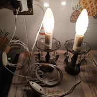 Lampada antica da comodino