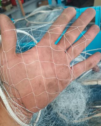 rete tremaglio scarico per surici o pesce pettine