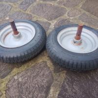 2 ruote con cuscinetti