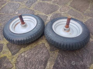 2 ruote con cuscinetti