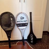 racchette da tennis e squash